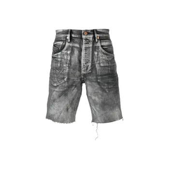PURPLE-BRAND Washed Iridescent Pearl Shorts