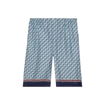 GUCCI Monogram Pattern Knee Length Shorts