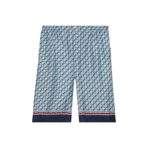 GUCCI Monogram Pattern Knee-Length Shorts