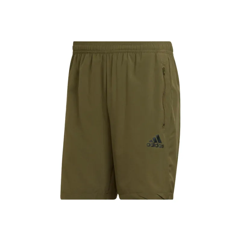 Adidas Casual Shorts Men Dark Olive Green-0