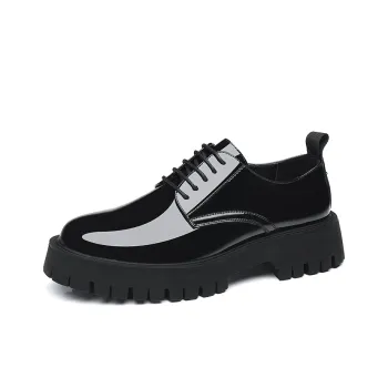 EGCHI Men's Casual Shoes Men Low Top Black