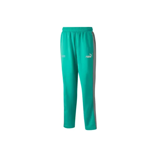 PUMA Mercedes-AMG PETRONASF1 MT7 Monochrome Track Pants Men Casual Pants Men's Spectrum Green