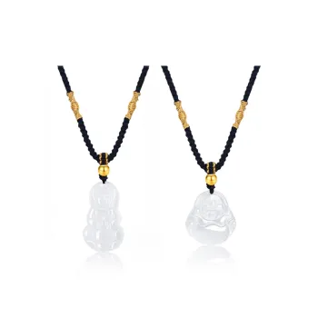 HAPPY BEAN Chalcedony Necklaces Unisex