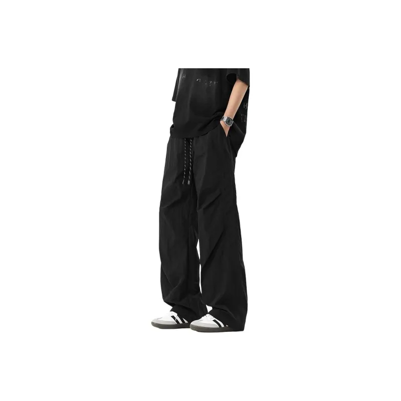 GROW DATE Casual Pants Unisex Apricot-3
