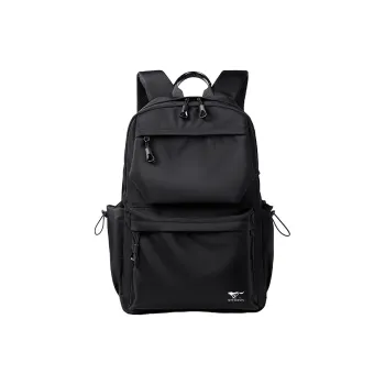 SEPTWOLVES Fabric Backpack Large Size Men's Black