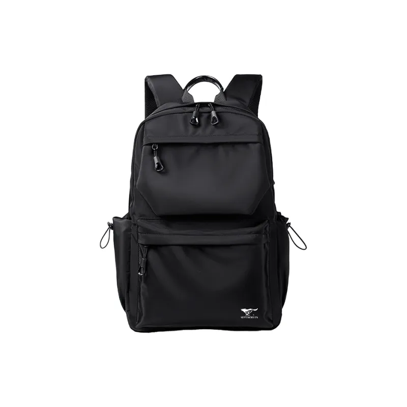 SEPTWOLVES Fabric Backpack Large Size Men's Black-0