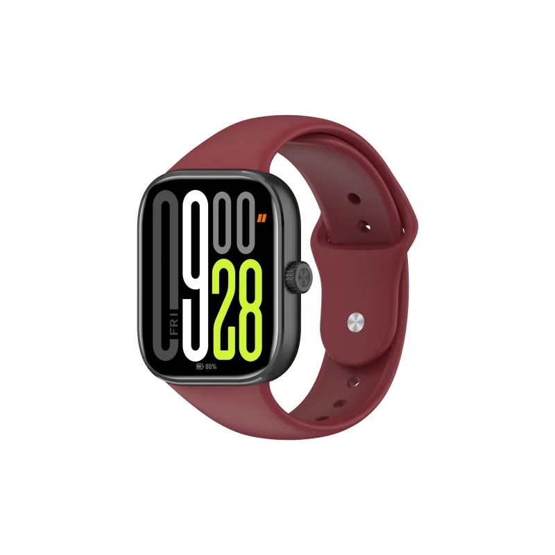STEWPIGO Xiaomi Red Beige Compatibility Watch Band 226mm Silicone Material-8