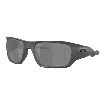 Oakley Plastic Rectangular Sunglasses Unisex Black
