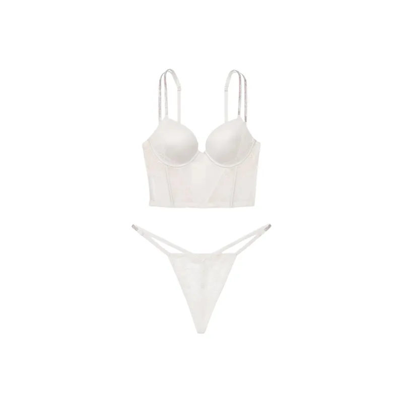 Victoria's Secret Underwear Set Women's Coconut Milk White-0