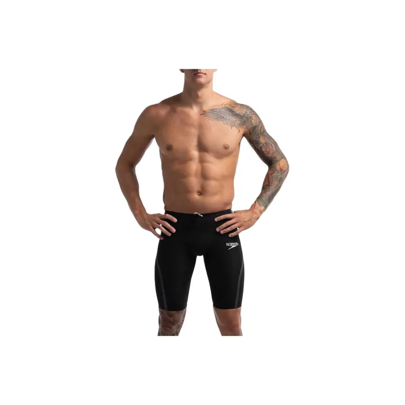 Speedo Fastskin LZR Intent 2.0 High Waist Jammer Black Swimming Shorts Men's-0
