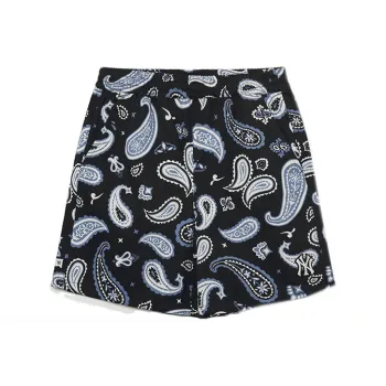 MLB Paisley NEW YORK YANKEES Casual Shorts Women's Black