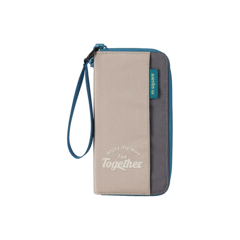 M Square Polyester Passport Holder Regular Unisex Multicolor-4