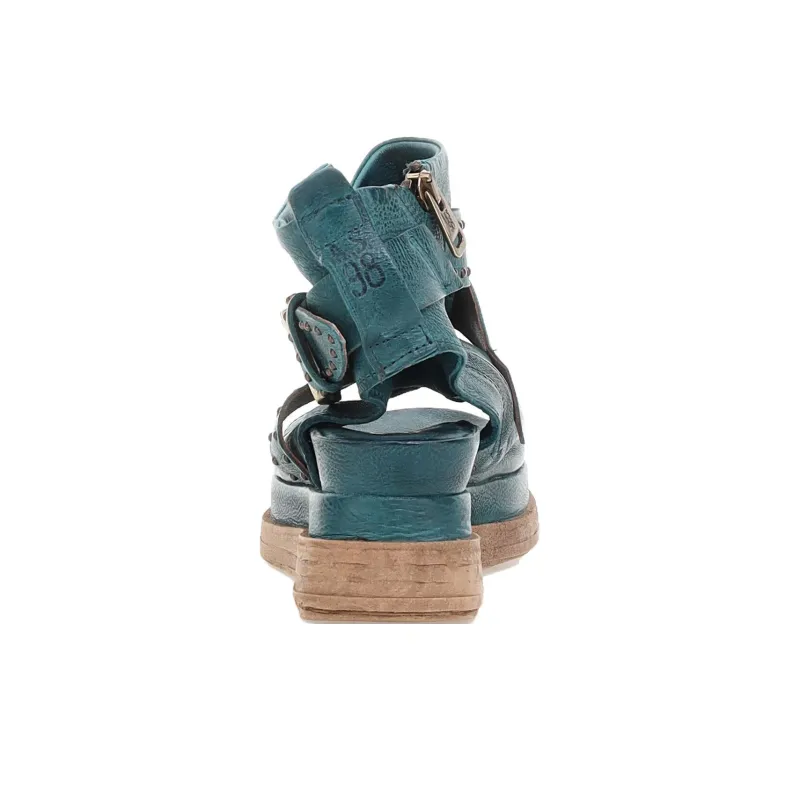 AirStep Lagos 2.0 Roman Sandals 5.5cm Women's Blue-6