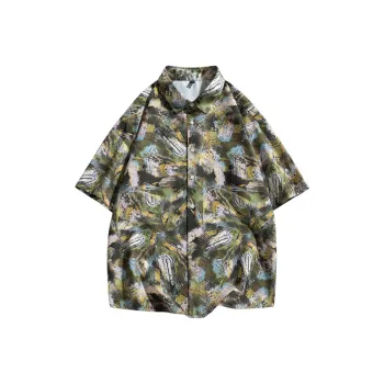 DJ.SPIRIT Shirt Unisex Oil Painting Green