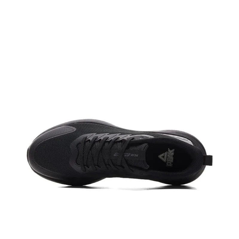 PEAK Abrasion Resistant Rebound Support Low Top Running Shoes Men's Black-2