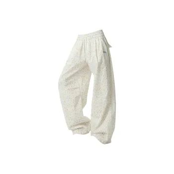 ROOMBOSE Casual Pants Unisex White