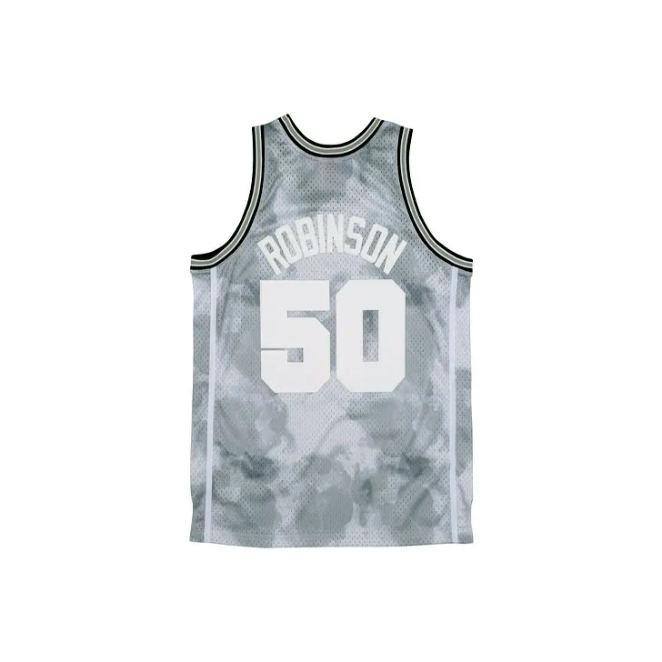 Mitchell & Ness Basketball Jerseys Unisex Light Gray-0