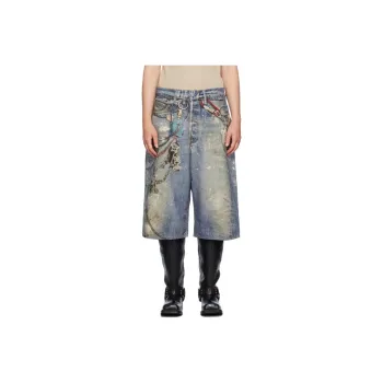 Acne Studios Denim Shorts Men's Blue