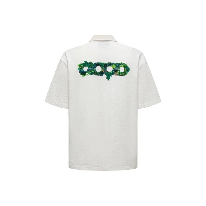 GOODBRAND Polo Shirt Unisex White-1