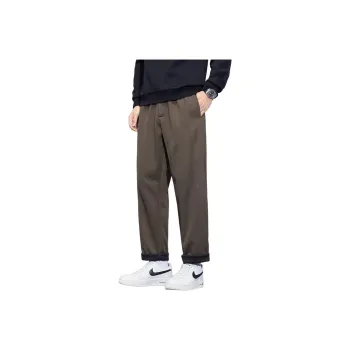 Tonlion Casual Pants Unisex Gray Pea Green