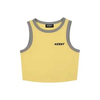 Nerdy Tank Tops Women's Yellow