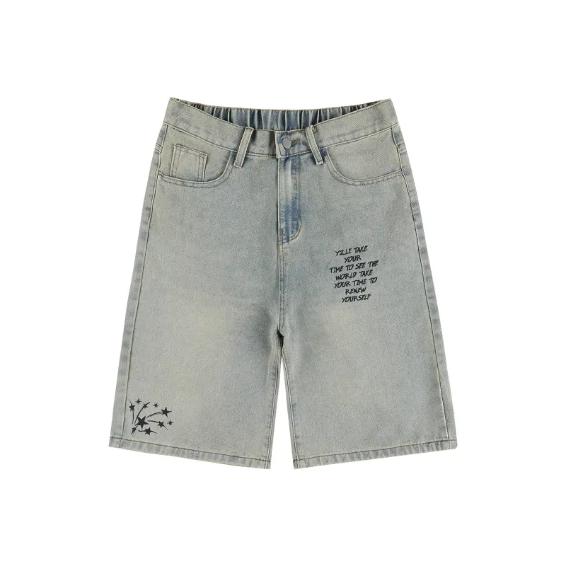 YZ Denim Shorts Unisex-14