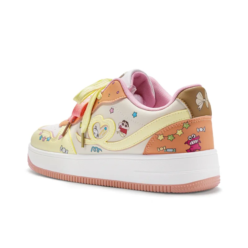 Crayon Shinchan Anti Slip Wear Resistant Low Top Skateboard Shoes Unisex-11