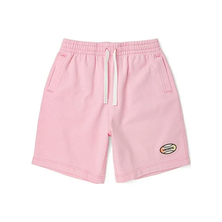 LACOSTE SS22 Fitted Shorts Summer Men's Pink-0