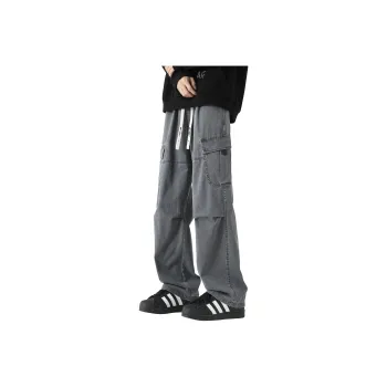 P8H9 Casual Pants Unisex Stone Gray