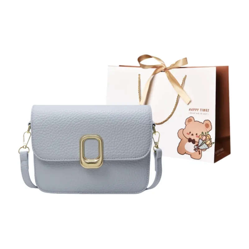 ERANGBEAR PU Crossbody Bag Women's Green/Pink/Ecru/Black/Blue-8