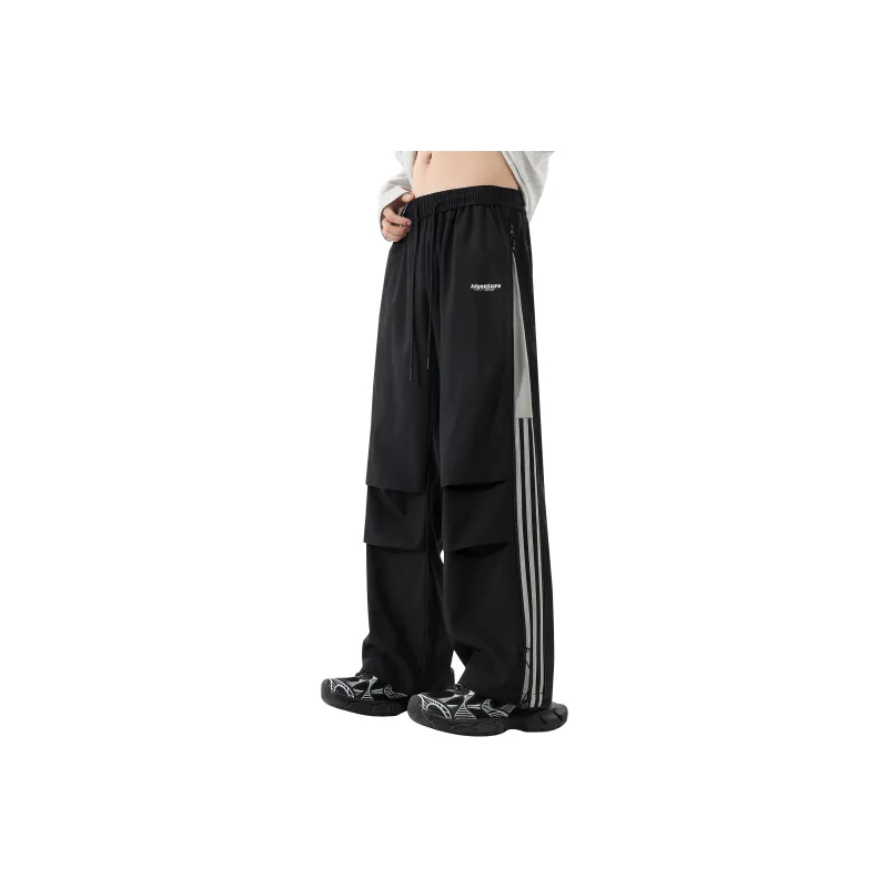 My Name Is MT Casual Pants Unisex Light Gray-2