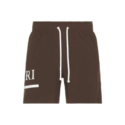 AMIRI Ma Bar Logo Swim Trunks