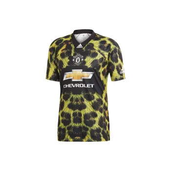 Adidas MANCHESTER UNITED THEATRE OF DREAMS Soccer Jerseys Men Lemon