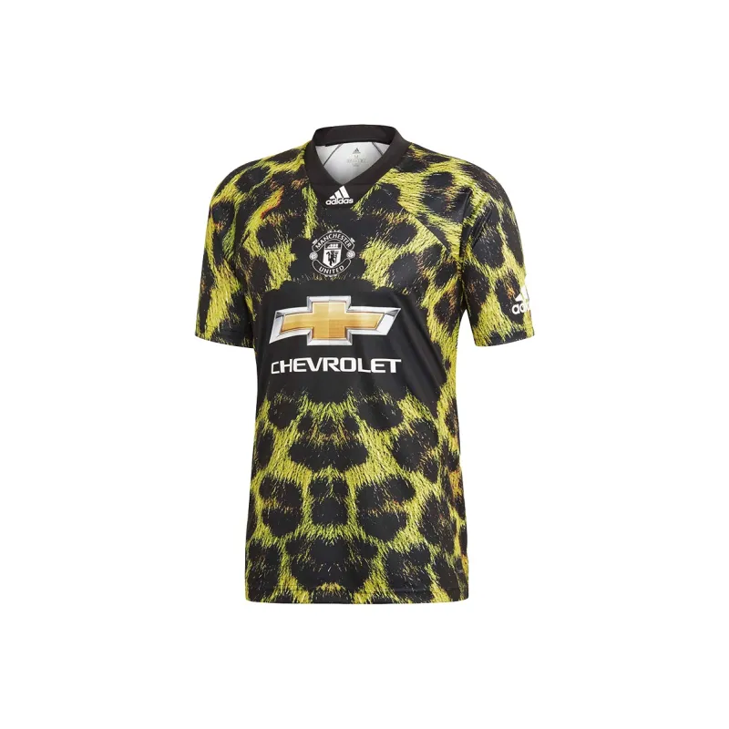 Adidas MANCHESTER UNITED THEATRE OF DREAMS Soccer Jerseys Men Lemon-0