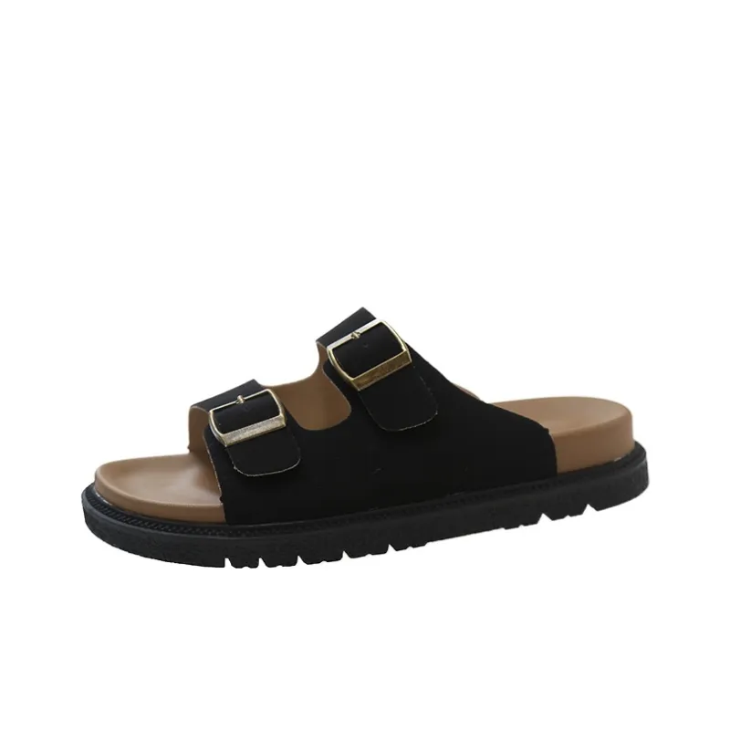 HUANAI Quiet, Slip Resistant, Odor Resistant Slide Slippers Women's-0