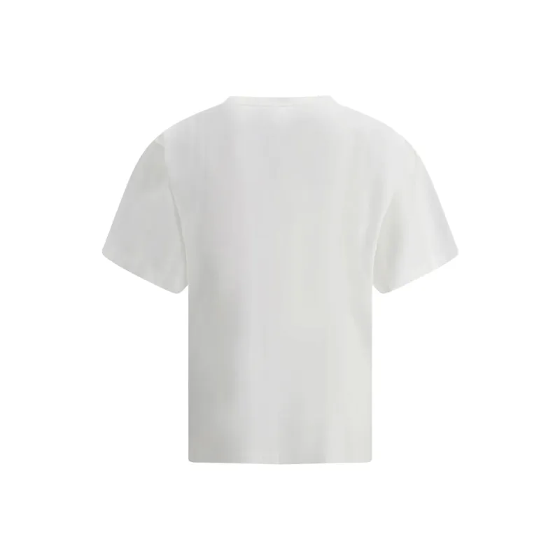 MM6 Maison Margiela Logo Patch Crewneck T Shirt-1