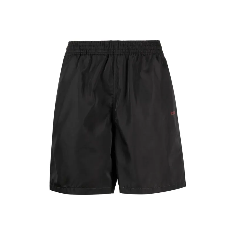 OFF-WHITE Diag-print Swim Shorts-0