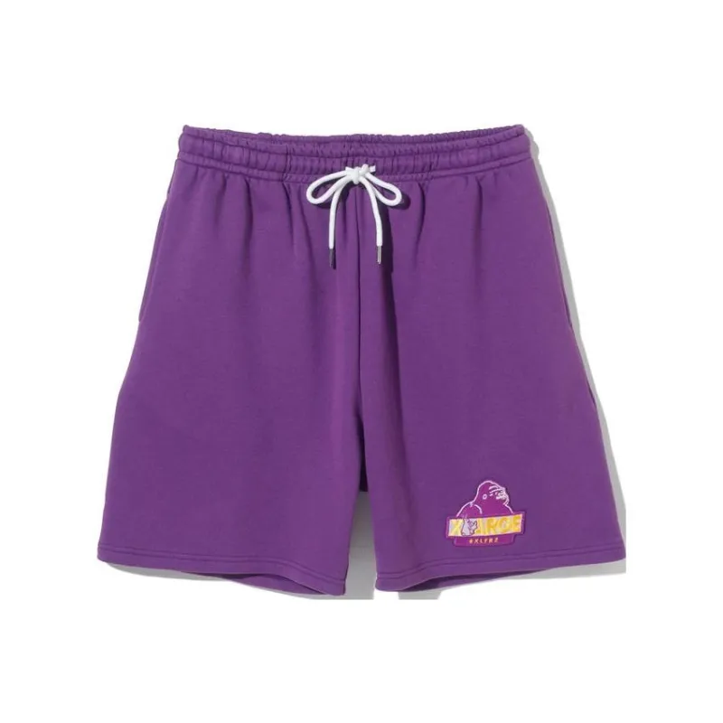 XLARGE Casual Shorts Men Purple-0