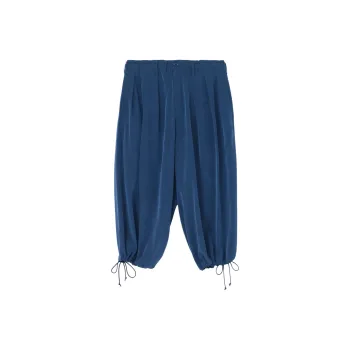 Yohji Yamamoto Ground Y SS25 Casual Pants Unisex Marine Blue