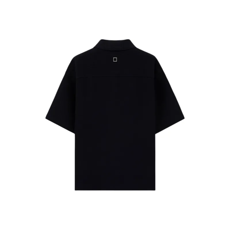 WOOYOUNGMI Polo Shirt Men's Marine Blue-1