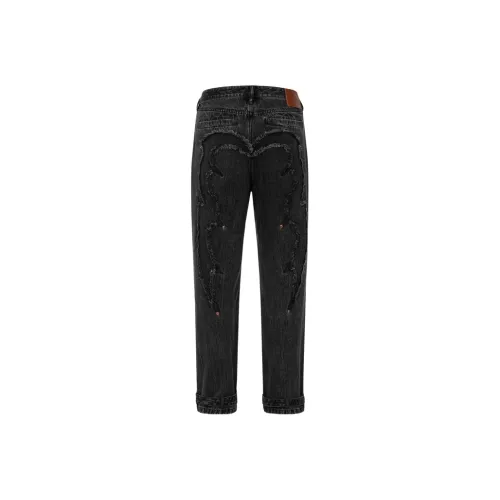 EVISU Jeans Men Denim Black