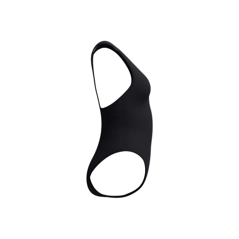 Speedo Women's Solid Racerback One Piece Black One piece Swimsuit Women's Black-3
