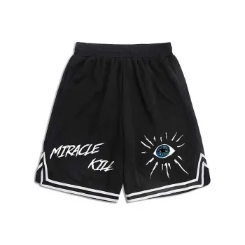MIRACLE KILL Casual Shorts Unisex Black