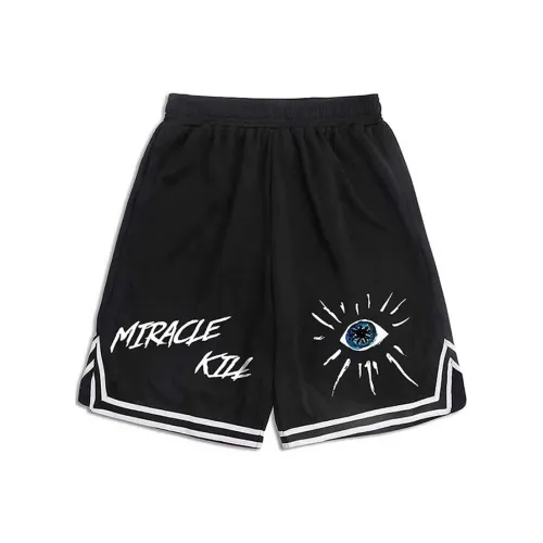 MIRACLE KILL x SPARK INFINITE SS24 Casual Shorts Unisex Black Black