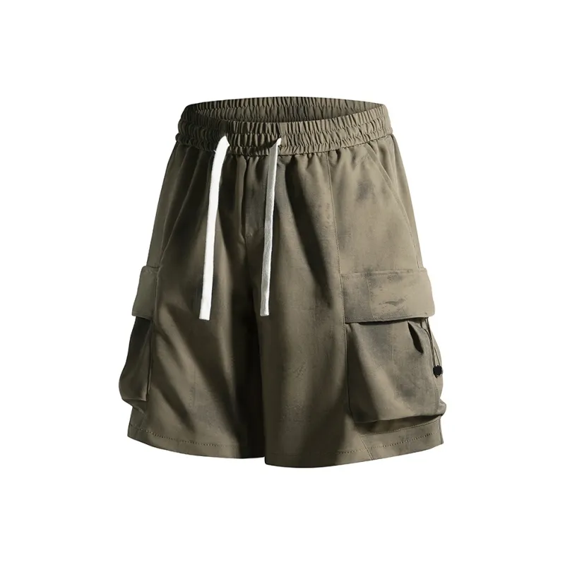 Warrior Huichao Riding The Wind Collection Cargo Shorts Unisex-6