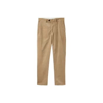 Hacikis Casual Pants Men's Fallen Leaves Yellow