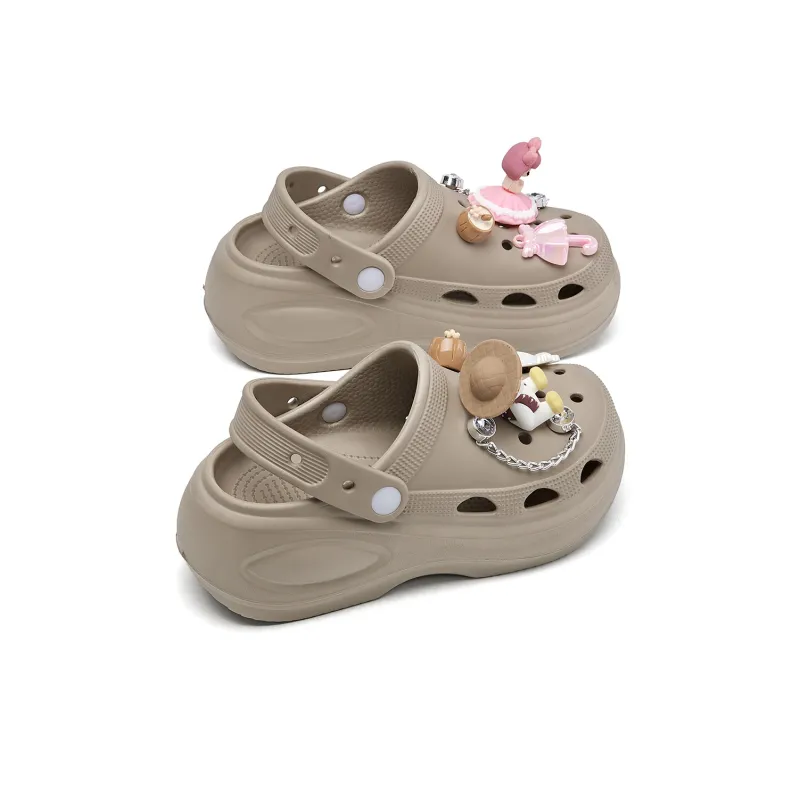 La Chapelle Clogs Women's Apricot-2