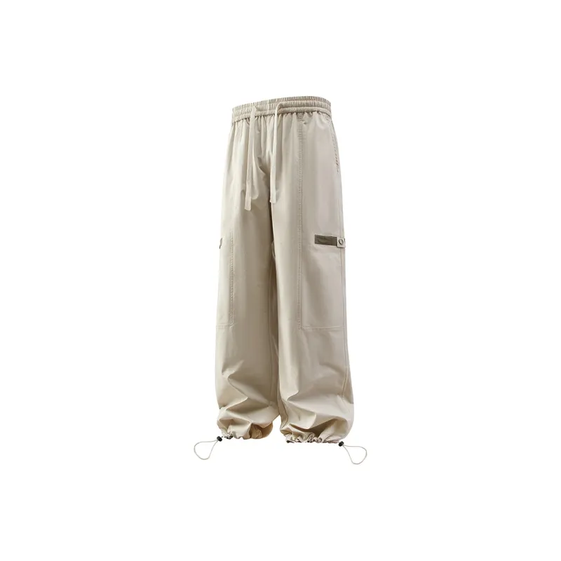 MIIOW Casual Pants Unisex Brick Red-6