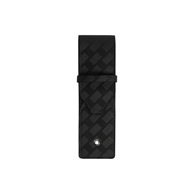 MONTBLANC Stylish 3.0 Leather Pen Pouch Storage Bag Unisex Black-0