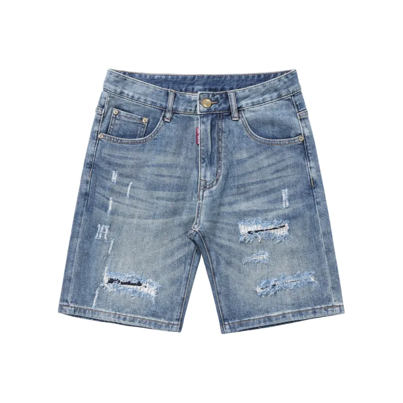 SANTASTIC Denim Shorts Men's Blue-0
